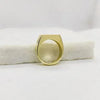 SIEGELRING HERREN GOLD : DIAMANTEN PINKY RING - VERLOBUNGSRING HERRENRING - Königlicher Siegelring