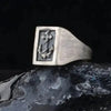 SIEGELRING HERREN HANDGEFERTIGTER SCHIFFSANKER - ABENTEUER-SYMBOL AUS SILBER - Königlicher Siegelring