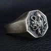 SIEGELRING HERREN KRAKE AUS STERLING SILBER - SYMBOL FÜR MYSTERIUM UND ELEGANZ - Königlicher Siegelring