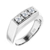 SIEGELRING HERREN LUXUS : KLASSISCHE ELEGANZ UND MOISSANITE STEINE - Königlicher Siegelring