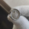 SIEGELRING HERREN PERSONALISIEREN : 14K GOLD MIT PERSONALISIERTEM FAMILIENWAPPEN - Königlicher Siegelring