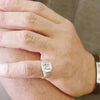 SIEGELRING HERREN PERSONALISIEREN GRAVIERT MIT MONOGRAMM - Königlicher Siegelring