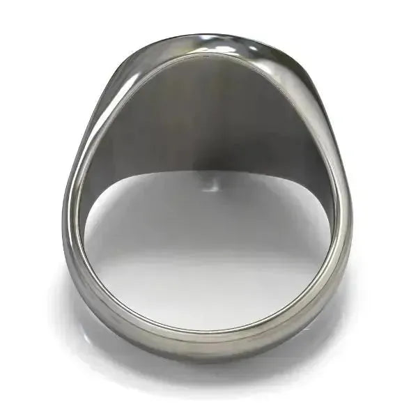SIEGELRING HERREN PERSONALISIREN IM KELTISCHEN STIL MIT ZWEI BUCHSTABEN AUS SILBER - Königlicher Siegelring