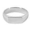 SIEGELRING HERREN SILBER KLASSISCHE MINIMALISTISCH MODERNES DESIGN - Königlicher Siegelring