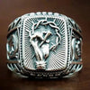 SIEGELRING HERREN SILBER MASSIV DESIGN DIE HAND VON JESUS CHRISTUS - Königlicher Siegelring