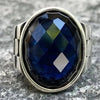 SIEGELRING HERREN SILBER MIT ZIRKONIA STEIN 11 GR. - Königlicher Siegelring