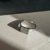 SIEGELRING HERREN SILBER QUADRATISCH HANDGEFERTIGT - MINIMALISTISCH - Königlicher Siegelring