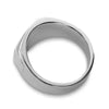 SIEGELRING HERREN SILBER UND GOLD : MINIMALISTISCHES MODERNES DESIGN - Königlicher Siegelring