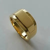 SIEGELRING HERREN SILBER UND GOLD : MINIMALISTISCHES MODERNES DESIGN - Königlicher Siegelring
