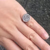 Insha Allah Signet Ring in Sterling Silver Metal, Signet Ring, Class Ring, School Ring, Arabic Signet Ring, Arabic Ring, Persian Ring - Königlicher Siegelring