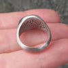 Insha Allah Signet Ring in Sterling Silver Metal, Signet Ring, Class Ring, School Ring, Arabic Signet Ring, Arabic Ring, Persian Ring - Königlicher Siegelring
