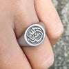 Insha Allah Signet Ring in Sterling Silver Metal, Signet Ring, Class Ring, School Ring, Arabic Signet Ring, Arabic Ring, Persian Ring - Königlicher Siegelring
