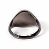 SIEGELRING MIT STEIN : AMETHYST-STEIN - VINTAGE BOHO SCHMUCK RING HERREN - Königlicher Siegelring