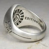 SIEGELRING OVAL LIMITIERTE AUFLAGE : ELEGANZ IN STERLING SILBER - Königlicher Siegelring