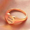 Siegelring Personalisieren - Ring mit Namen - Königlicher Siegelring
