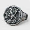 Siegelring - Sankt Georg Und Der Drache | Handgefertigter Ring - Königlicher Siegelring