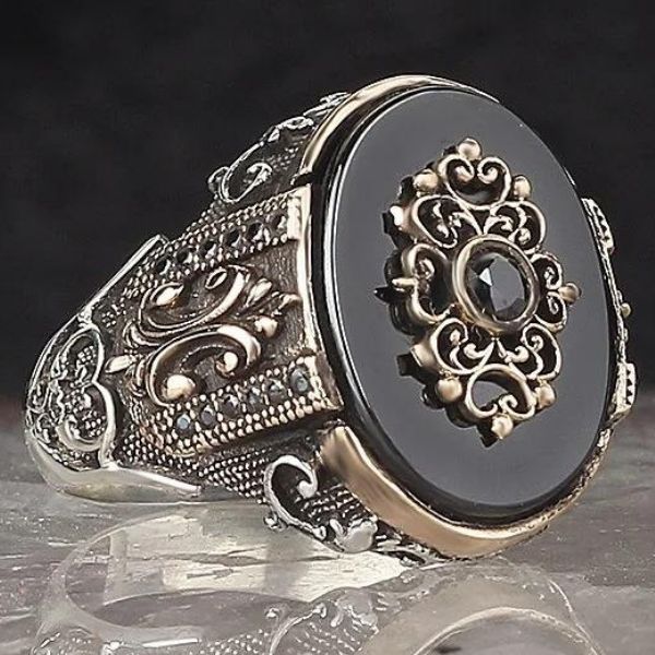 siegelring-silber-ottoman-mit-motiv-aus-onyx-stein-schwarz