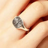 SIEGELRING SILBER - VINTAGE DESIGN FÜR DAMEN UND HERREN - Königlicher Siegelring