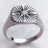 SIEGELRING SILBER - VINTAGE DESIGN FÜR DAMEN UND HERREN - Königlicher Siegelring