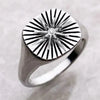 SIEGELRING SILBER - VINTAGE DESIGN FÜR DAMEN UND HERREN - Königlicher Siegelring