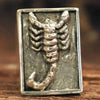 SIEGELRING TIERKREISZEICHEN QUADRAT SKORPION GOTHIC - Königlicher Siegelring