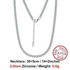 SILBERKETTE DAMEN - 925 ECHTE SILBER HALSKETTE MIT KUBISCHEM ZIRKONIA - Königlicher Siegelring
