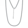 SILBERKETTE DAMEN - 925 ECHTE SILBER HALSKETTE MIT KUBISCHEM ZIRKONIA - Königlicher Siegelring