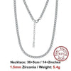 SILBERKETTE DAMEN - 925 ECHTE SILBER HALSKETTE MIT KUBISCHEM ZIRKONIA - Königlicher Siegelring