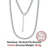 SILBERKETTE DAMEN - 925 ECHTE SILBER HALSKETTE MIT KUBISCHEM ZIRKONIA - Königlicher Siegelring