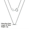 SILBERKETTE DAMEN HERREN 925 ECHTE SILBER OHNE ANHÄNGER BOX KETTE - Königlicher Siegelring