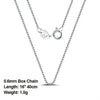 SILBERKETTE DAMEN HERREN 925 ECHTE SILBER OHNE ANHÄNGER BOX KETTE - Königlicher Siegelring