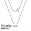 SILBERKETTE DAMEN HERREN 925 ECHTE SILBER OHNE ANHÄNGER BOX KETTE - Königlicher Siegelring