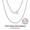 SILBERKETTE DAMEN HERREN - 925 ECHTE SILBER OHNE ANHÄNGER CHOPIN KETTE - Königlicher Siegelring