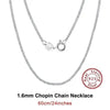 SILBERKETTE DAMEN HERREN - 925 ECHTE SILBER OHNE ANHÄNGER CHOPIN KETTE - Königlicher Siegelring
