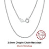 SILBERKETTE DAMEN HERREN - 925 ECHTE SILBER OHNE ANHÄNGER CHOPIN KETTE - Königlicher Siegelring