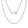 SILBERKETTE DAMEN HERREN - 925 ECHTE SILBER OHNE ANHÄNGER CHOPIN KETTE - Königlicher Siegelring