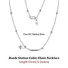 SILBERKETTE DAMEN HERREN 925 ECHTE SILBER OHNE ANHÄNGER - SATELLITENKETTE, KUGEL- UND PERLENKETTE - Königlicher Siegelring