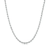 SILBERKETTE DAMEN & HERREN - 925 STERLING ECHT SILBER GEDREHTES SILBERCOLLIER - PLATINIERT - Königlicher Siegelring