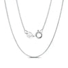 SILBERKETTE DAMEN HERREN - ECHTE 925 SILBER - SCHLANGENKETTE (40CM, 45CM, 50CM) - Königlicher Siegelring