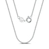 SILBERKETTE DAMEN HERREN - ECHTE 925 SILBER SEITENKETTE - Königlicher Siegelring
