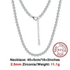SILBERKETTE DAMEN HERREN : SOLIDE 925 STERLING SILBER TENNIS CHOKER - Königlicher Siegelring