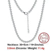 SILBERKETTE DAMEN HERREN : SOLIDE 925 STERLING SILBER TENNIS CHOKER - Königlicher Siegelring