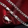 SILBERKETTE HERREN ECHT 925 STERLING SILBER HALSKETTE - STILVOLLE ELEGANZ FÜR IHN - Königlicher Siegelring