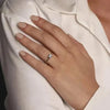 Solitärring aus Diamant, 0,27 Karat, 14 Karat Gold | Unübertroffene Eleganz - Königlicher Siegelring