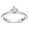 Solitärring aus Diamant, 0,27 Karat, 14 Karat Gold | Unübertroffene Eleganz - Königlicher Siegelring