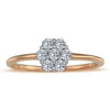 Verlobungsring Aus 14 Karat Rotgold | Beauty Aus Diamantglas - Königlicher Siegelring