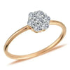 Verlobungsring Aus 14 Karat Rotgold | Beauty Aus Diamantglas - Königlicher Siegelring