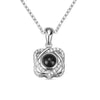 KETTE MIT BILD IM STEIN - DIAMANTEN UND HERZ-ORNAMENTE - Königlicher Siegelring