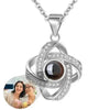 KETTE MIT BILD IM STEIN ECHTE SILBER - KETTEN DAMEN TREND - Königlicher Siegelring