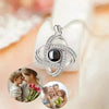 KETTE MIT BILD IM STEIN ECHTE SILBER - KETTEN DAMEN TREND - Königlicher Siegelring